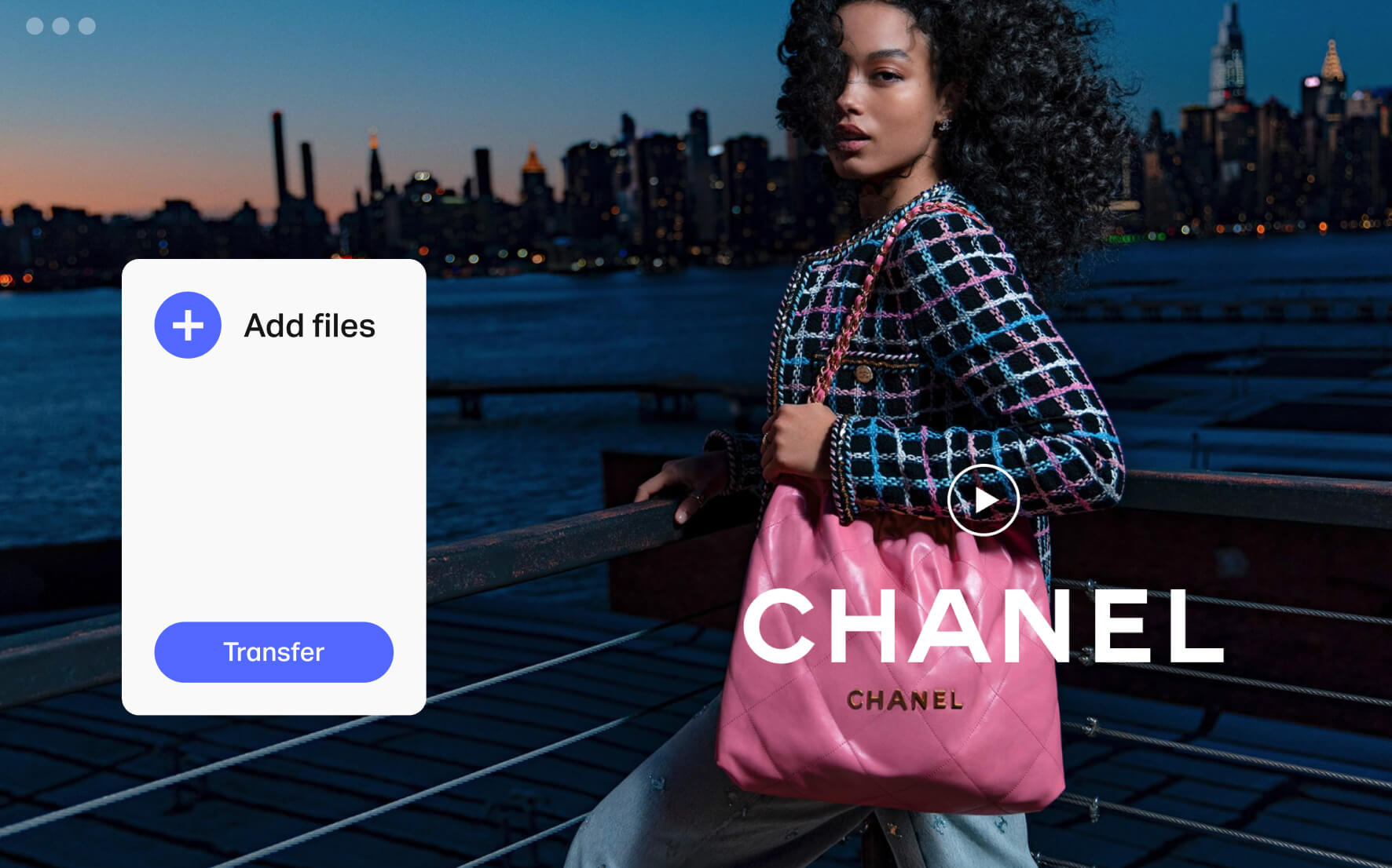 Chanel wallpaper on WeTransfer