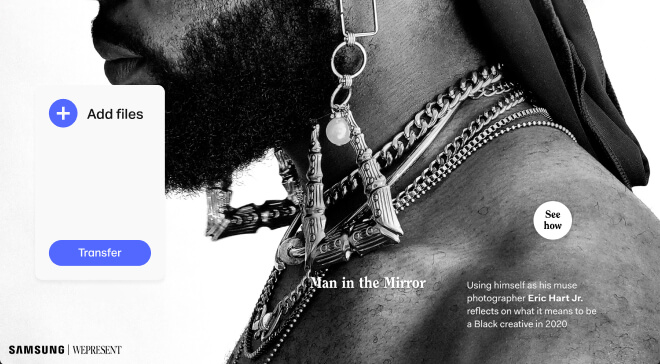 Samsung wallpaper on WeTransfer